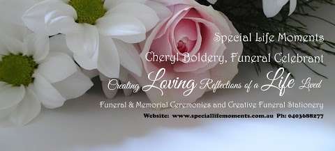 Photo: Cheryl Boldery Funeral Celebrant - Special Life Moments